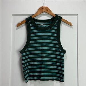 Aerie Ribbed Striped Tank Top - XL